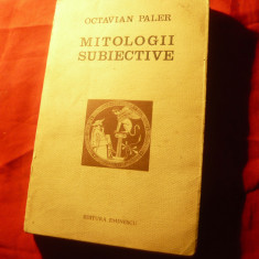Octavian Paler - Mitologii subiective - Ed. Eminescu 1975 , 286 pag