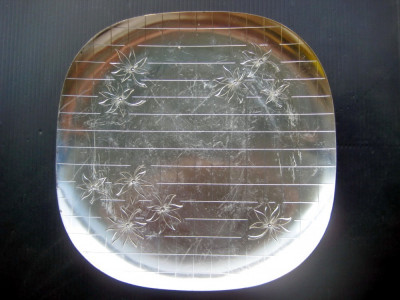 248aa-Fructiera ovala din metal argintat. foto
