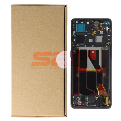 LCD+Touchscreen cu Rama OPPO Find X5 BLACK original Service Pack foto