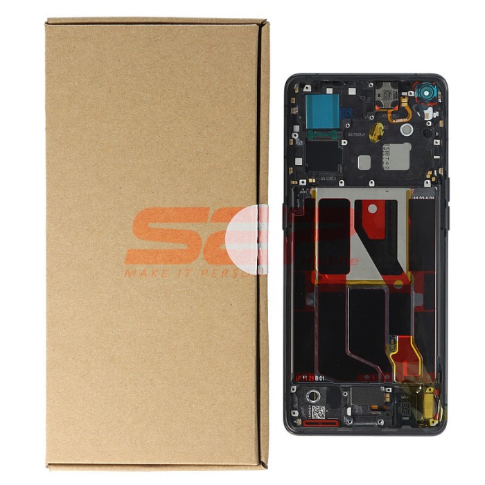 LCD+Touchscreen cu Rama OPPO Find X5 BLACK original Service Pack