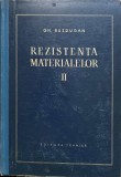 Rezistenta Materialelor Vol. 2, Gh. Buzdugan, Editura Tehnica 1960, Carte Constructii, Hardcover