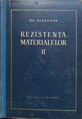 REZISTENTA MATERIALELOR VOL.2-GH. BUZDUGAN-255024 foto