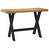 VidaXL Birou NOAIN Picioare &icirc;n formă X 120x50x75 cm lemn masiv de pin