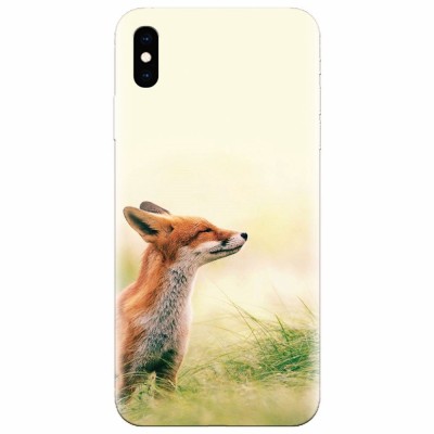Husa silicon pentru Apple Iphone XS Max, Fox Scenting Breeze foto