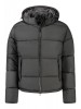 Geaca bomber barbati, cu 2 buzunare exterioare, cu gluga, logo, negru (Marime:, XL