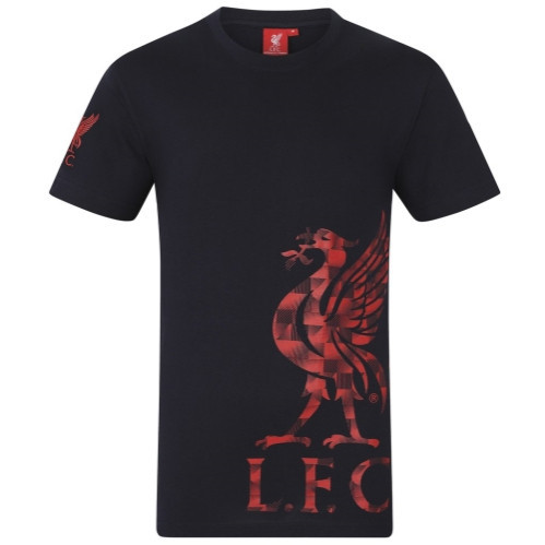 FC Liverpool tricou de bărbați SLab graphic black - XL