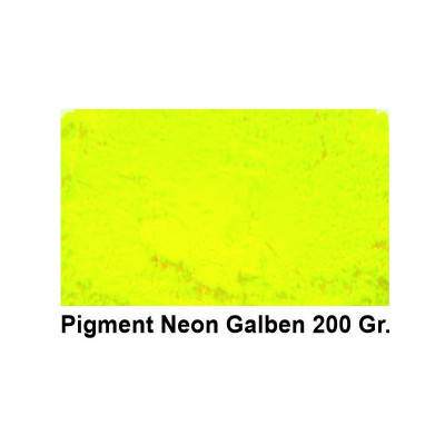 Pigment fluorescent Neon WG Yellow, 100 gr. foto