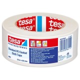 Banda Adeziva Reparatii Tesa 4688 Alb 25m x 50mm Textil Cauciuc Rezistenta Apa