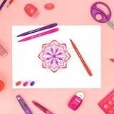 Liner - Sway fineliner, 0.4mm, rosu | Milan
