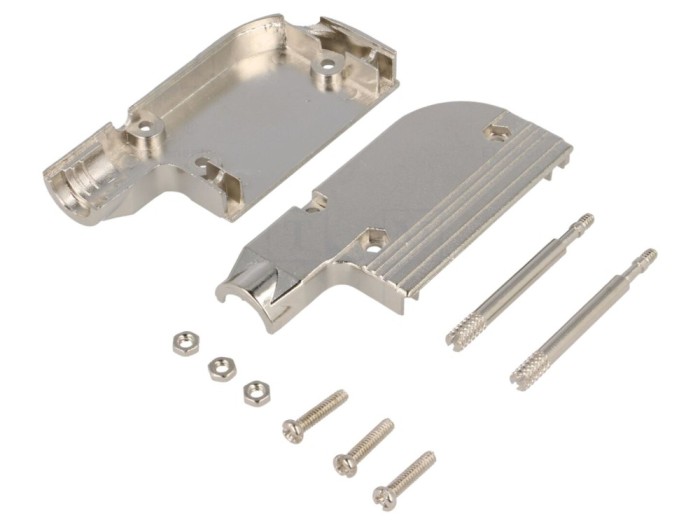 Conector Carcasă D-Sub ecranat 90&deg;