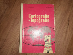 CARTOGRAFIE - TOPOGRAFIE - AL. SANDULACHE , VICTOR SFICLEA, 1966 foto