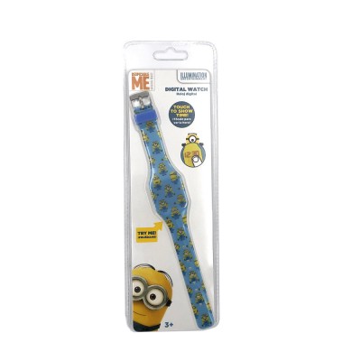 Ceas led bleu Minions foto