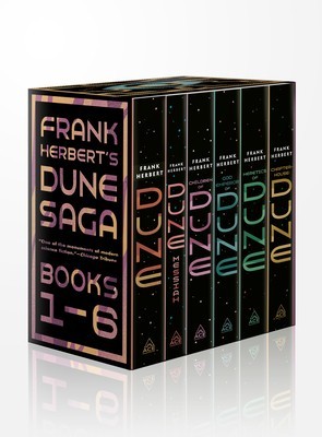Frank Herbert&amp;#039;s Dune Saga 6-Book Boxed Set: Dune, Dune Messiah, Children of Dune, God Emperor of Dune, Heretics of Dune, and Chapterhouse: Dune foto