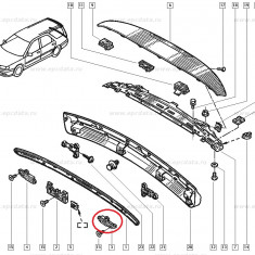 Suport ornament spate Renault Laguna Combi, partea stanga, original 7700845676 Kft Auto