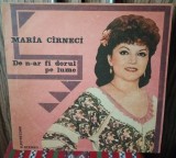 Disc vinil Maria Cirneci - De n-ar fi dorul pe lume NM