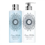 Set lotiune de corp &amp; Gel de dus Aroma Selection Amber&amp;Cedar, 2*500ml, Vivian Gray