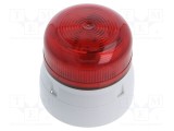 Semnalizator luminos cu lumină flash albă 230V KLAXON SIGNALS Flashguard IP65 LED