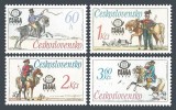Cehoslovacia 1977 - Istoria poștei, uniforme, serie neuzata
