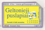 bnk card Cartele telefonice - Lithuania - URMET - Yellow Pages - Col:LT-LTV-M033