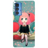 Husa compatibila cu Motorola Moto G22 model Anya Forger Spy x Family, Silicon, TPU, Viceversa