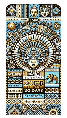 eSIM Botswana 20GB 30Days Standard foto