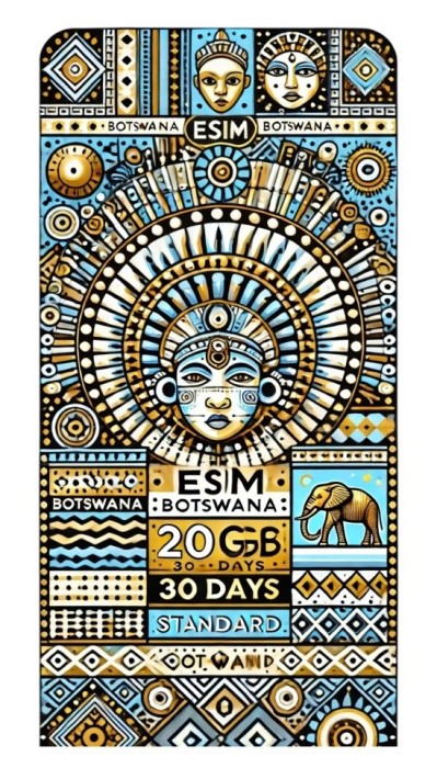 eSIM Botswana 20GB 30Days Standard
