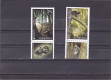 ROMANIA 2011 LP 1899 d EUROPA 2011 PADURI SERIE CU TABS MNH, Fauna, Nestampilat