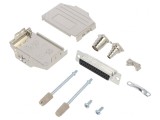Conector D-Sub 25-Pini Mamă Lipire pe Cablu Gold Flash