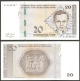 BOSNIA HERTEGOVINA █ bancnota █ 20 Konvertibilnih Marka █ 2024 █ P-82 BiH █ UNC