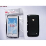 Husa Silicon Neagra Nokia Lumia 520 / 525 - Protectie Premium