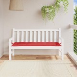 Cumpara ieftin Pernă bancă de grădină, roșu, 150x50x7 cm, material oxford
