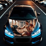 Folie Capota Auto &quot;Hood Art&quot; rezistenta la exterior, marime S (150 x 110cm) - Cod: AVX-CAPOTA-015S, AVEX