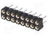 Conector 16 pini, seria {{Serie conector}}, pas pini 2.54mm, CONNFLY - DS1002-01-2*8V13-JK foto