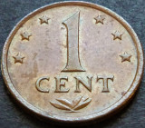 Moneda exotica 1 CENT - ANTILELE OLANDEZE (Caraibe), anul 1975 * cod 4940