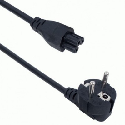 Cablu Alimentare Sursa Laptop 1,5m DeTech-18028 Negru foto