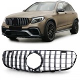 Grila sport neagra lucioasa cu crom pentru Mercedes GLC X253 Coupe C253 15-19 Performance AutoTuning