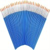 Set 10 pensule pentru proiecte de artă DIY, machiaj sau unghii, rotunde,, Oem