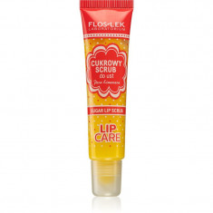 FlosLek Laboratorium Lip Care exfoliant din zahar de buze aroma Pera Limonera 14 g