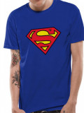 Superman M Colour Logo Blue (tricou), Maneca scurta