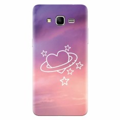 Husa silicon pentru Samsung Grand Prime, Galaxy Heart