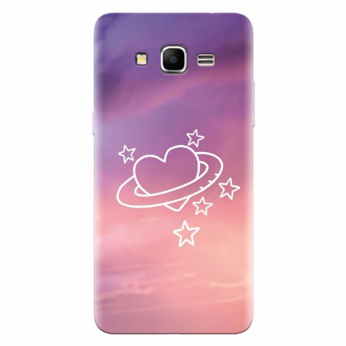 Husa silicon pentru Samsung Grand Prime, Galaxy Heart