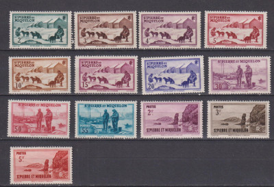 ST.PIEERE ET MIQUELON 1938 MNH LOT 1 foto