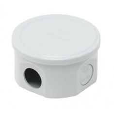 Doza rotunda din plastic ABS 80x45mm IP44 IK06