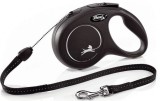 Flexi clasic basic snur 5m/12kg S negru
