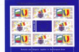 2006 LP 1748 a ROMANIA+BULGARIA IMPREUNA IN UNIUNEA EUROPEANA MINICOALA 8+1 MNH, Istorie, Nestampilat