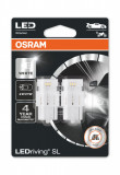 Cumpara ieftin Set Becuri LED W21W Osram SL White, 2 buc