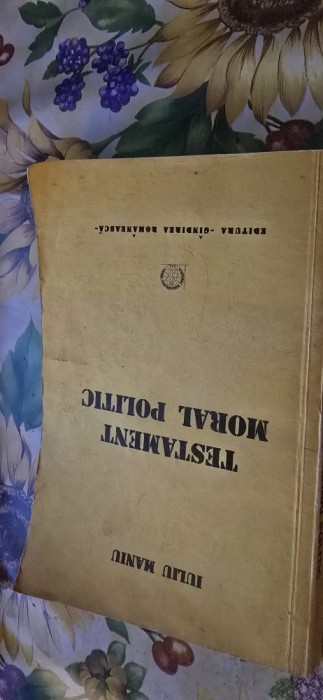 Iuliu Maniu testament moral politic