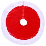 Fustă Brad, Model Clasic, Culoare Roșu Catifelat și Alb, Diametru 66cm, Material Poliester, Oem