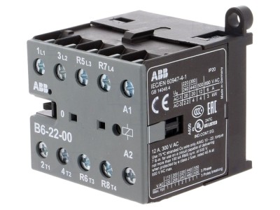 Contactor 4P 220-240VAC 6A foto
