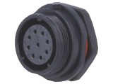 Soclu SP21 Mamă 9 PIN IP68 5A 500V